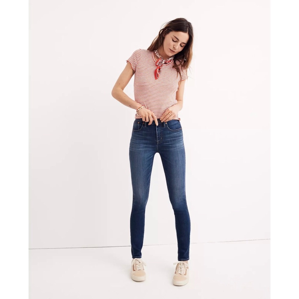 Madewell Tall 10” High Rise Skinny Jean (size 26T)